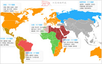 义乌外贸网站制作服务商洲盾分享语言分布图